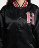 HUF Crackerjack Satin Baseball Jacket Black