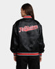 HUF Crackerjack Satin Baseball Jacket Black