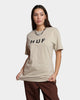 HUF Essentials OG Logo T-Shirt Sand