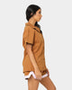EN ES Women's Dylan Terry Shirt Tan