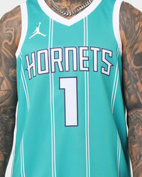 Jordan Charlotte Hornets LaMelo Ball #1 Icon Swingman 22/23 Jersey Rapid Teal