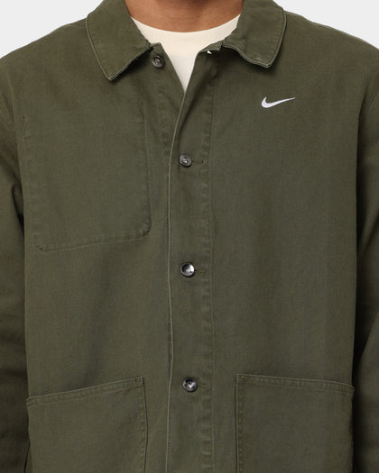 Nike Nike Life Unlined Chore Coat Jacket Rough Green/White