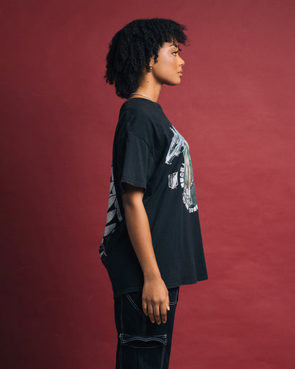 Goat Crew X Attack On Titan Captain Levi Vintage T-Shirt Black Wash