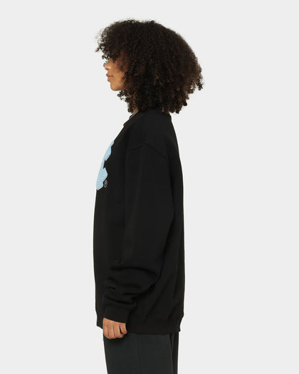 National Collegiate Athletic Association North Carolina Tar Heels Team Logo Chenille Crewneck Black