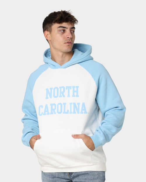 National Collegiate Athletic Association UNC Two Tone Raglan Hoodie Vintage White/Washed Carolina