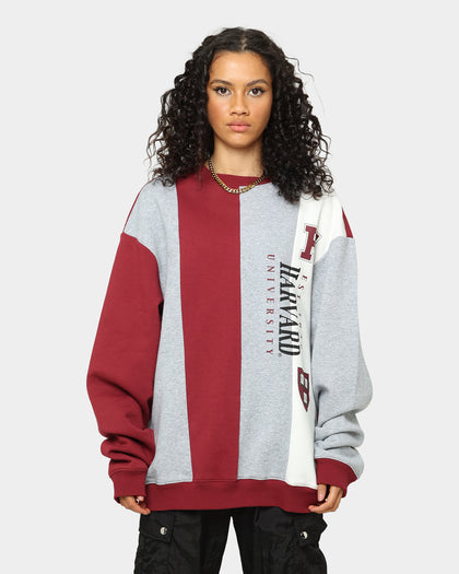National Collegiate Athletic ASSC Vertical Panel Crewneck Burgundy