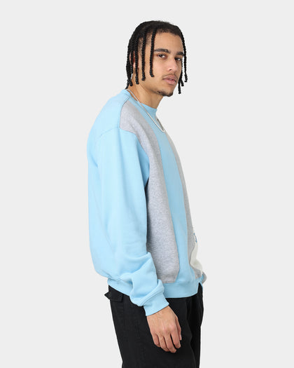 National Collegiate Athletic Association UNC Tar Heels Vert Panel Crewneck Light Blue