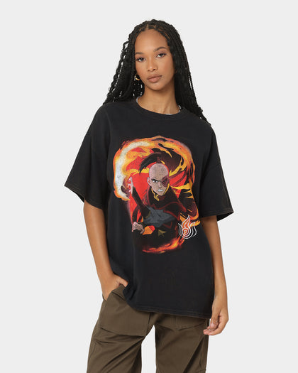 Goat Crew x Avatar: The Last Airbender Fire Elements Vintage T-Shirt Black Wash