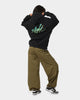 Jordan Essential Flight Graphic Fleece Hoodie Black/New Emerald