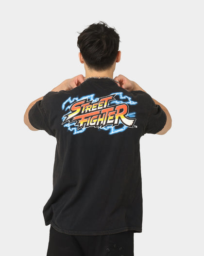 Goat Crew X Street Fighter Blanka Vintage T-Shirt Black Wash