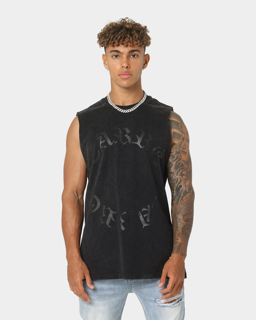 Carre Forever Muscle T-Shirt Washed Black | Culture Kings