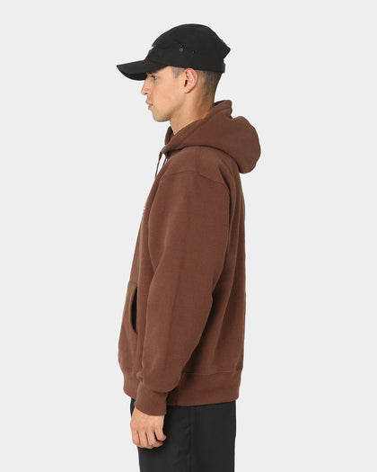 Supreme USA Hooded Sweatshirt Brown