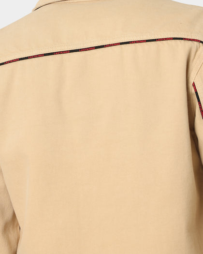 Last Kings Piping Denim Jacket Denim/Khaki
