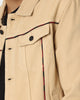 Last Kings Piping Denim Jacket Denim/Khaki