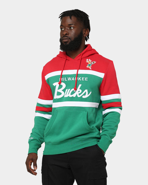 Mitchell & Ness Milwaukee Bucks Head Coach Hoodie Green
