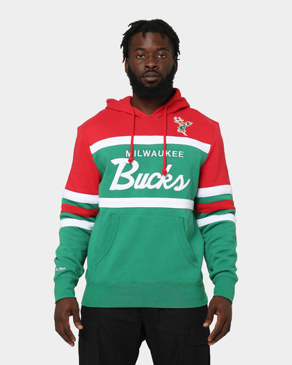 Mitchell & Ness Milwaukee Bucks Head Coach Hoodie Green