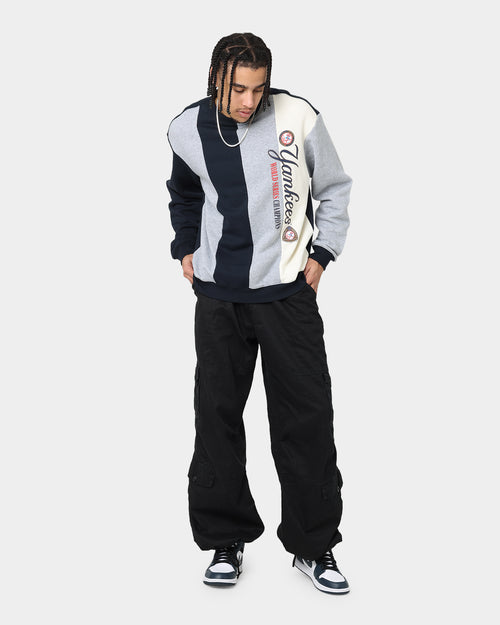 Majestic Athletic New York Yankees Panel Block Crewneck True Navy