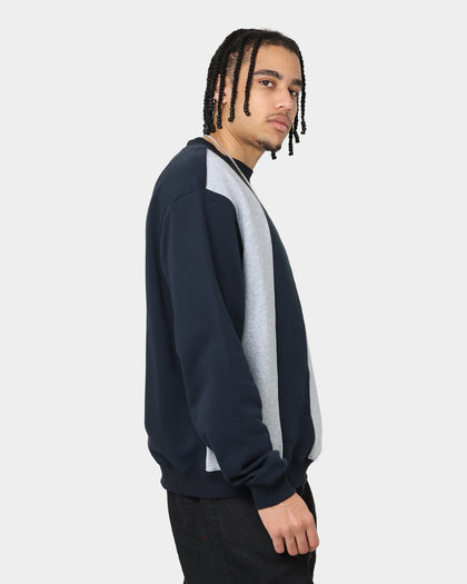 Majestic Athletic New York Yankees Panel Block Crewneck True Navy