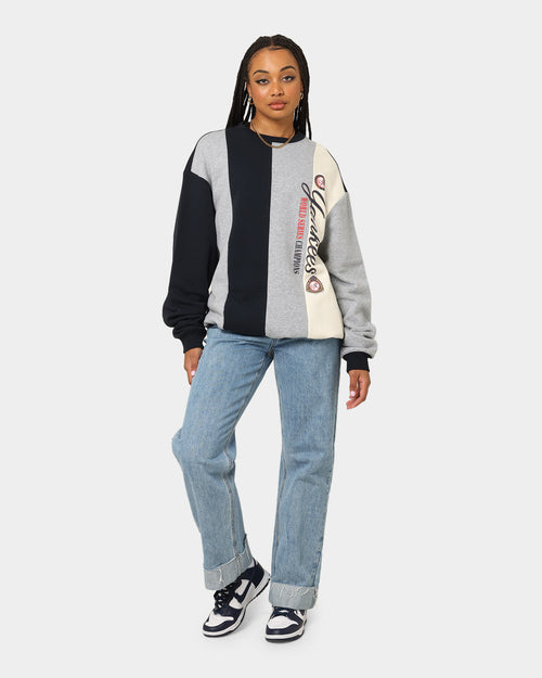 Majestic Athletic New York Yankees Panel Block Crewneck True Navy