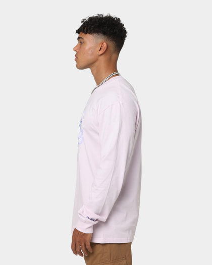 Adidas Trefoil Floral Long Sleeve T-Shirt Almost Pink/Multi-Coloured