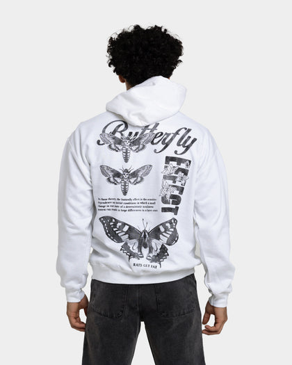 Rats Get Fat Butterfly Effect Hoodie White
