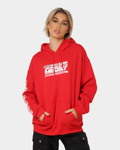 Goat Crew Anime Hoodie Red