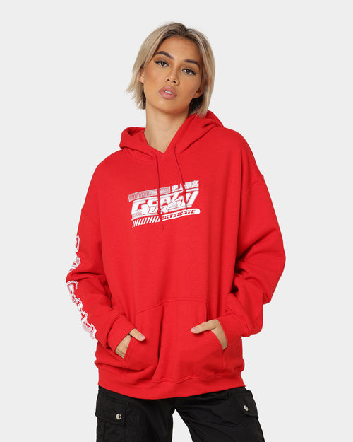 Goat Crew Anime Hoodie Red