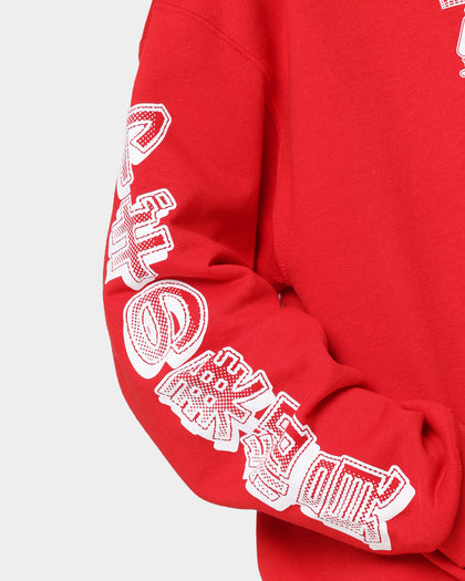 Goat Crew Anime Hoodie Red