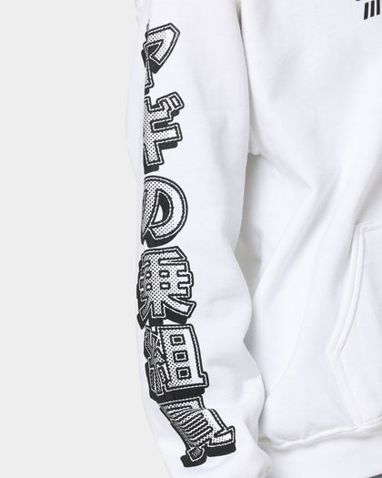 Goat Crew Anime Hoodie White