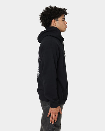 Rats Get Fat Paint Flower Hoodie Black