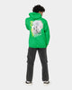 Rats Get Fat Paint Flower Hoodie Green