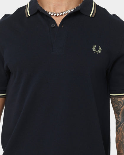 Fred Perry Twin Tipped Fred Perry Polo Shirt Navy