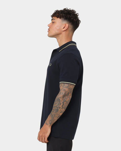 Fred Perry Twin Tipped Fred Perry Polo Shirt Navy