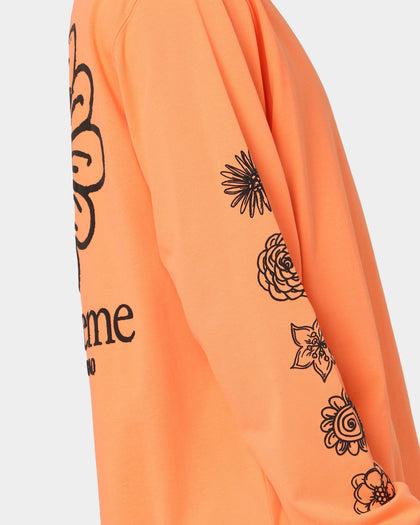 Grand Scheme Always Good Long Sleeve T-Shirt Fluro Orange