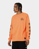 Grand Scheme Always Good Long Sleeve T-Shirt Fluro Orange