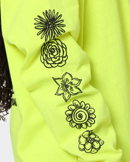 Grand Scheme Always Good Long Sleeve T-Shirt Fluro Yellow