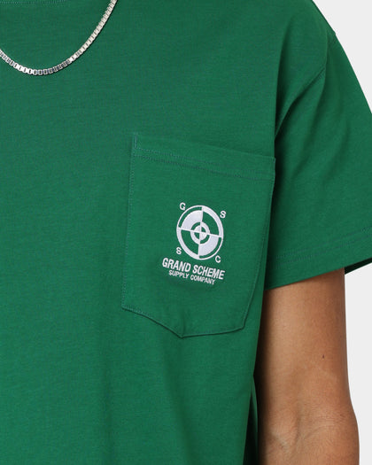 Grand Scheme Pocket T-Shirt Green
