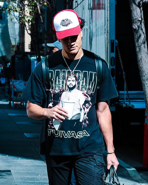 Goat Crew X Bam Bam Vintage T-Shirt Black Wash