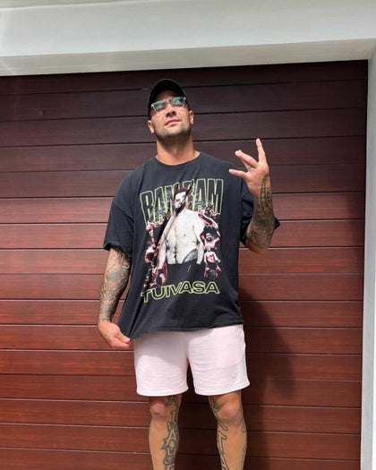 Goat Crew X Bam Bam Vintage T-Shirt Black Wash