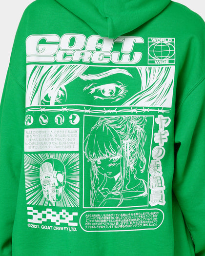 Goat Crew Harajuku Hoodie Green