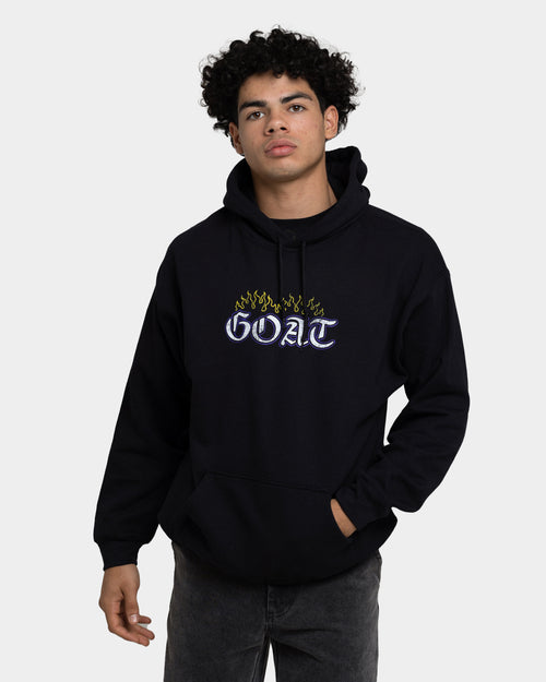 Goat Crew King Skeleton Hoodie Black