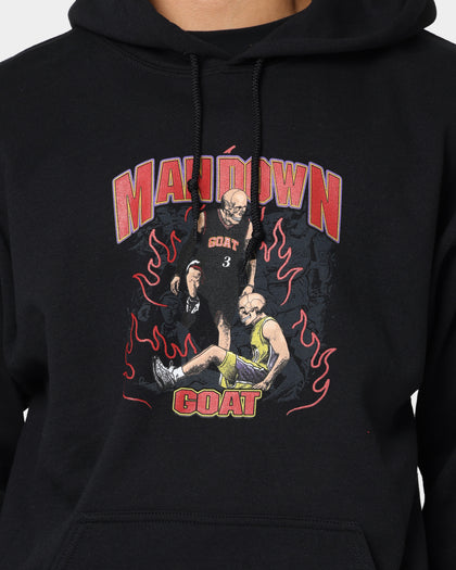 Goat Crew Man Down Hoodie Black
