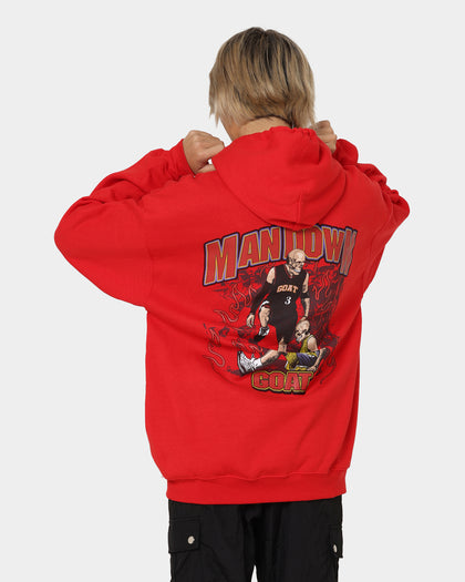 Goat Crew Man Down Hoodie Red