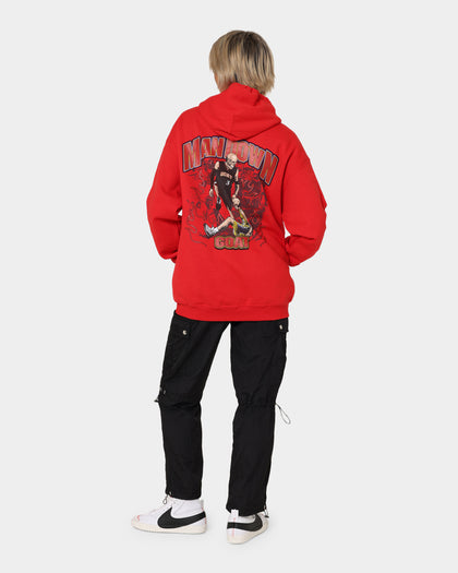 Goat Crew Man Down Hoodie Red