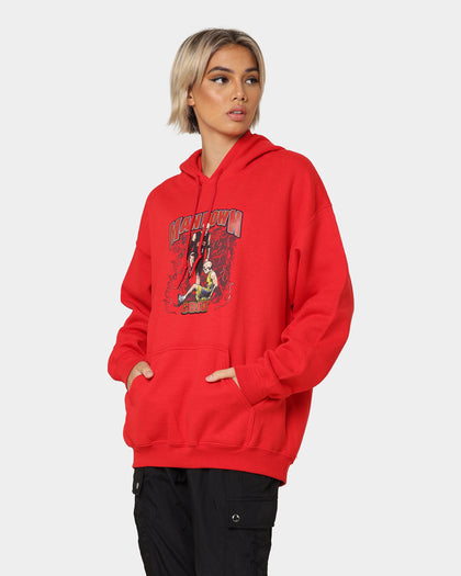 Goat Crew Man Down Hoodie Red