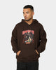 Goat Crew Man Down Hoodie Brown