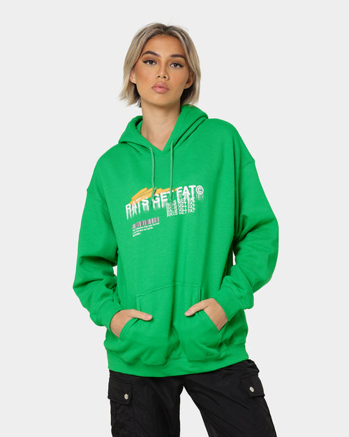 Rats Get Fat Spray Butterfly Hoodie Green