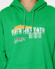 Rats Get Fat Spray Butterfly Hoodie Green