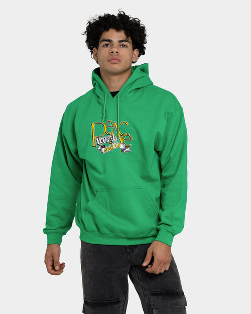Goat Crew World Peace Hoodie Green