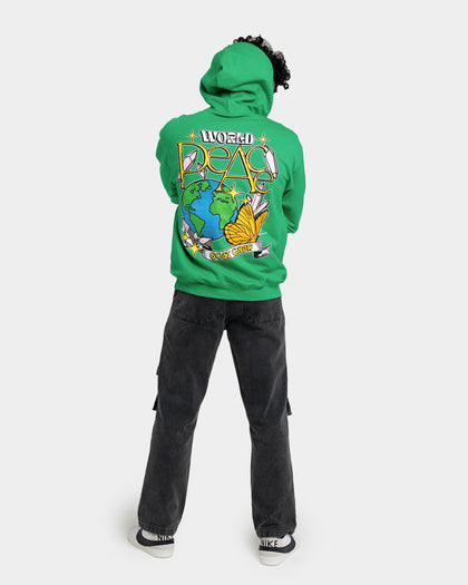 Goat Crew World Peace Hoodie Green